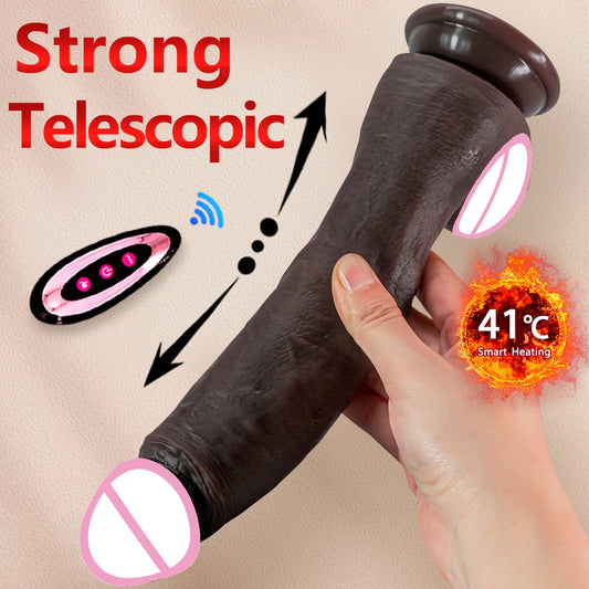 Big Vibrator Dildo for Women Heating Thrusting Realistic Sex Machine
