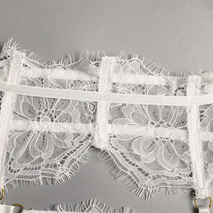 Sexy Lingerie Classic Bandage Bra Garters Thongs Push Up Brassiere