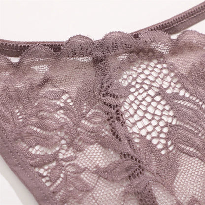 3Pcs/Set Women Sexy Thongs G-String Transparent Panties