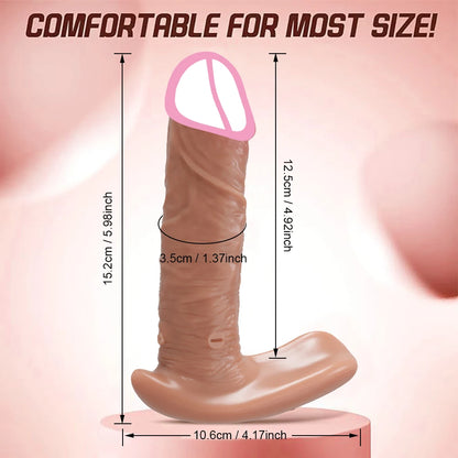 Remote Control Thrusting Dildo Vibrator
