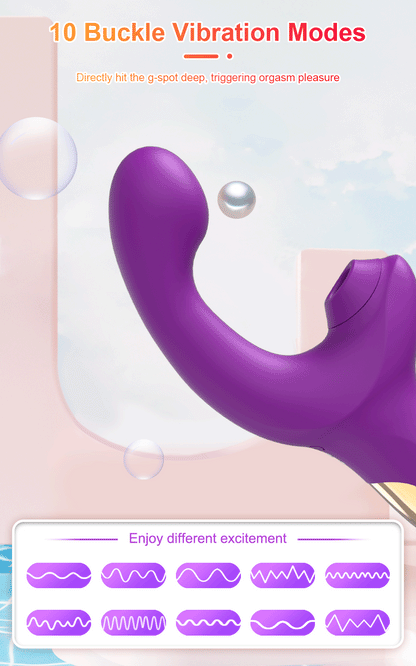 Powerful 20 Speeds Dildo Vibrator Female Clit Sucker Vacuum Clitoris Stimulator