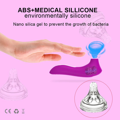 Powerful Vibrator for Women Female Sucker Masturbation Nipple Vacuum