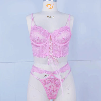 Toucheart Sexy Lingerie Strap Underwire Lace Bra For Women Sexy