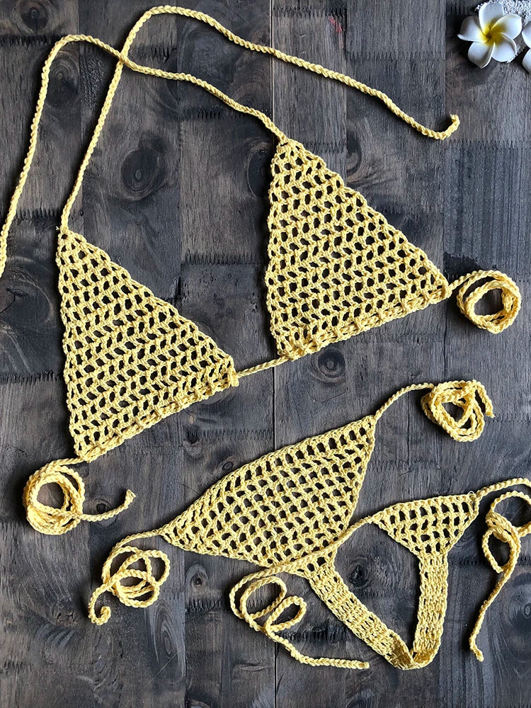 Handmade Crochet Micro Bikini G Thong