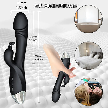 Powerful Rabbit G Spot Vibrator for Women Clit Stimulator