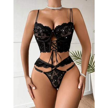 Toucheart Sexy Lingerie Strap Underwire Lace Bra For Women Sexy