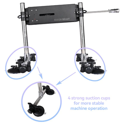 ROUGH BEAST Powerful Quiet Sex Machine with Attachments