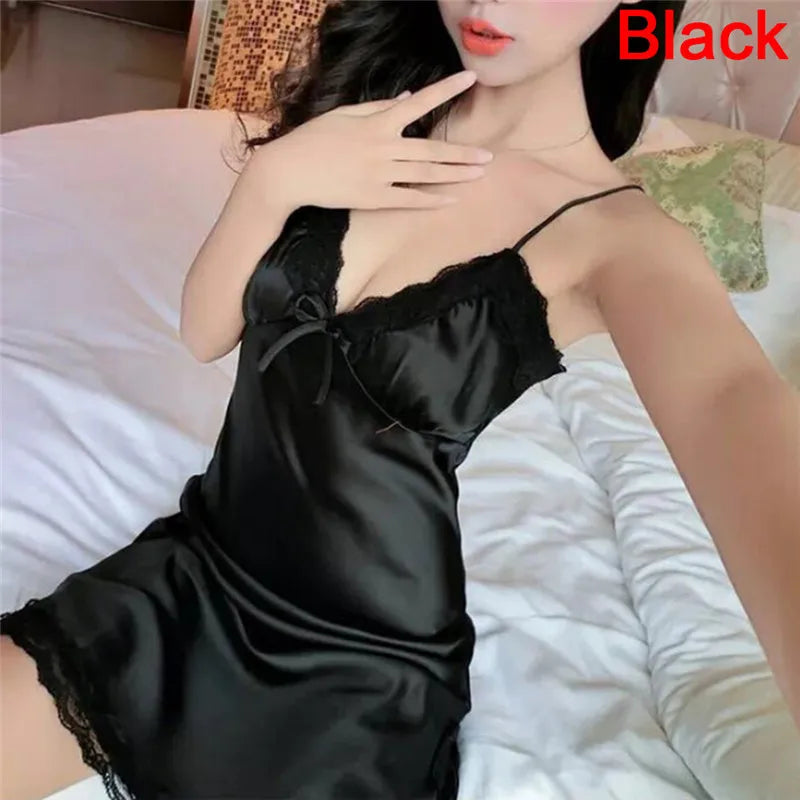 Lingerie Silk Robe Dress Nightdress