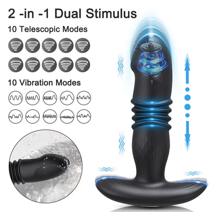 Thrusting Prostate Massager Bluetooth APP Vibrator