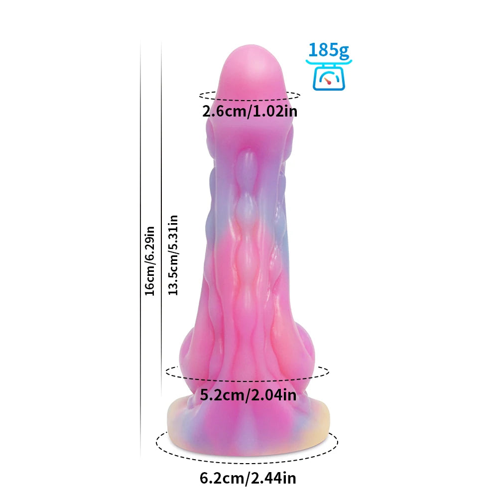 Luminous Monster Realistic Silicone Dildo
