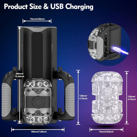Multi-Mode MAX Blowjob Machine w/thrusting