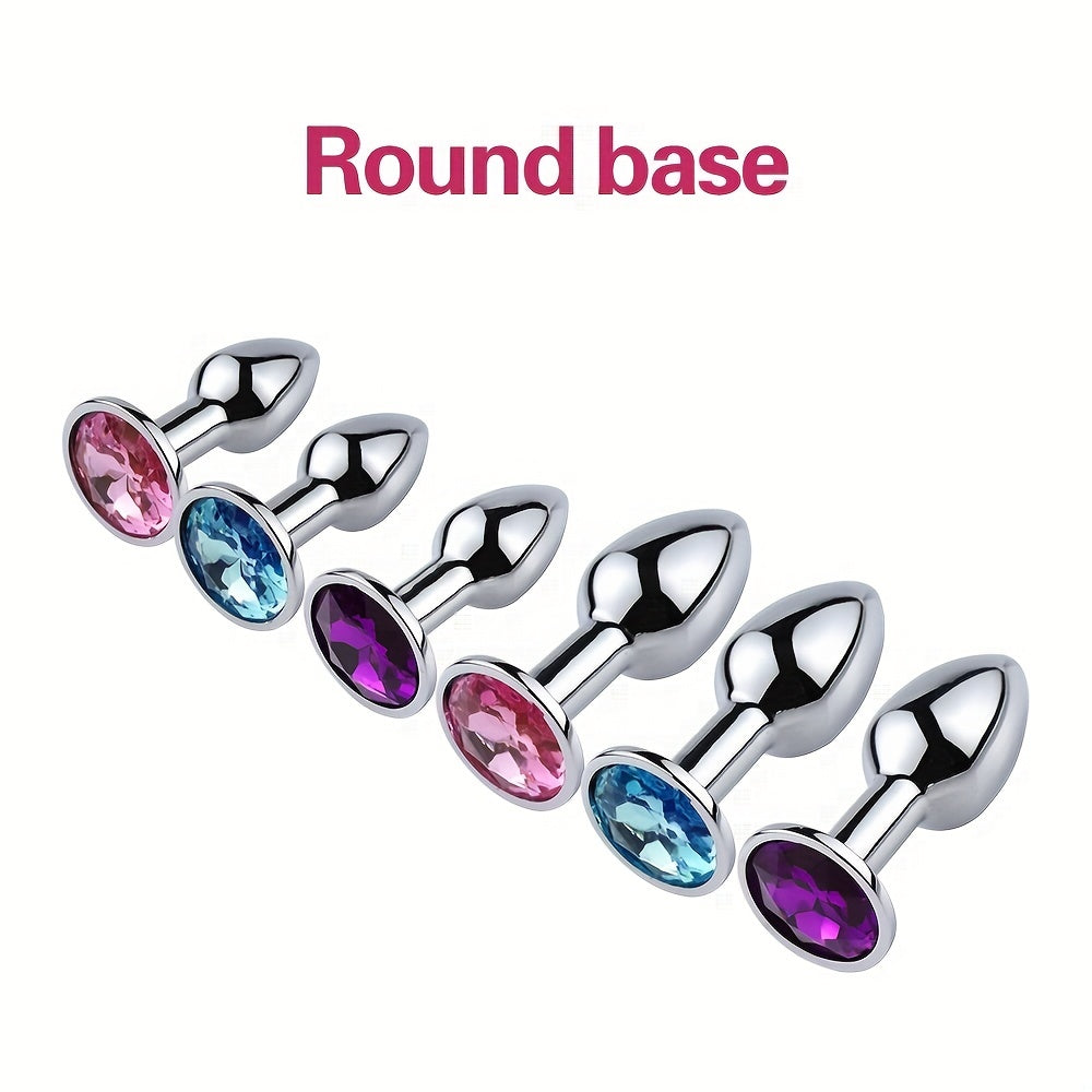 Mini Golden Gemstone Base Anal Plug For Beginners