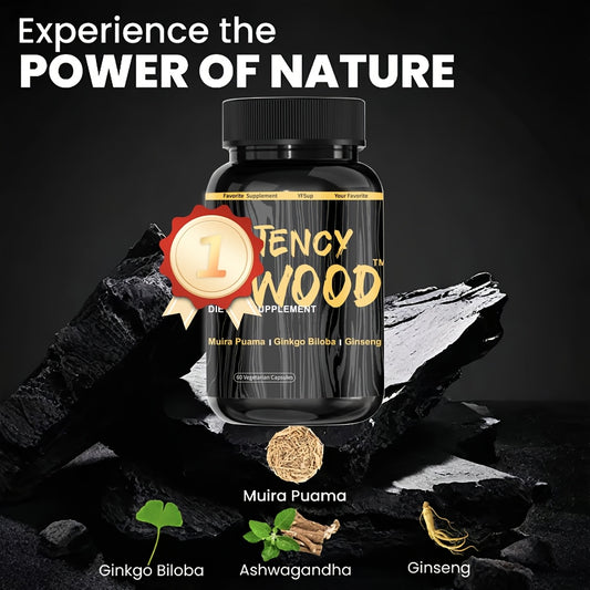 MAXIMUM Wood Supplement w/Muira Puama, Ginkgo Biloba & Ashwagandha