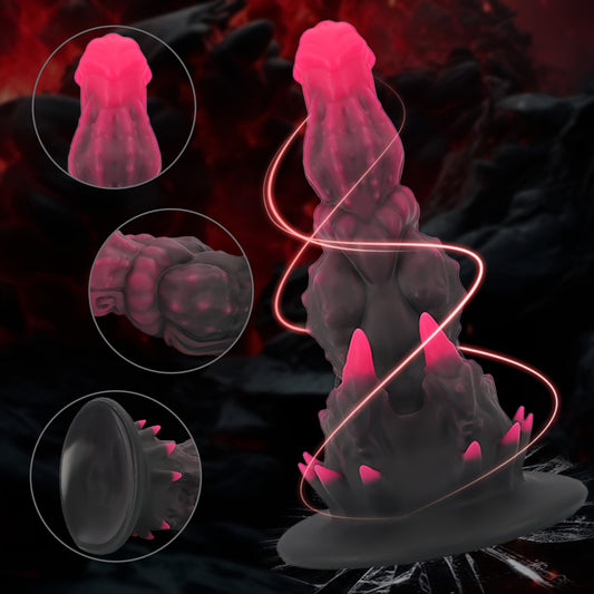 Monster-Shaped Silicone Anal Plug