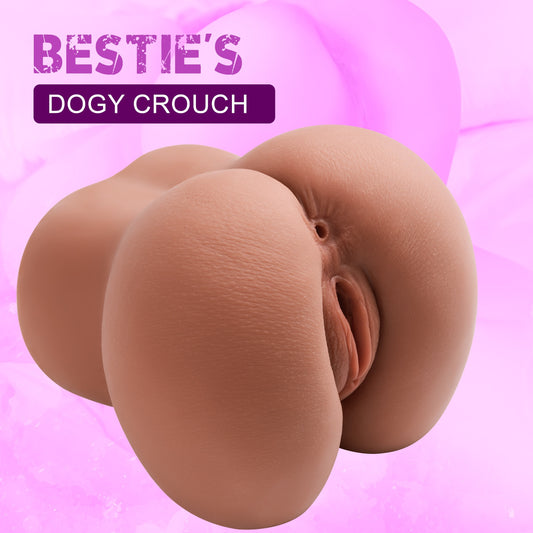 Besties Dogy Crouch Male Masturbator