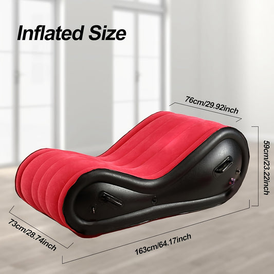 S-Shape Air Sofa Inflatable Sex Couch