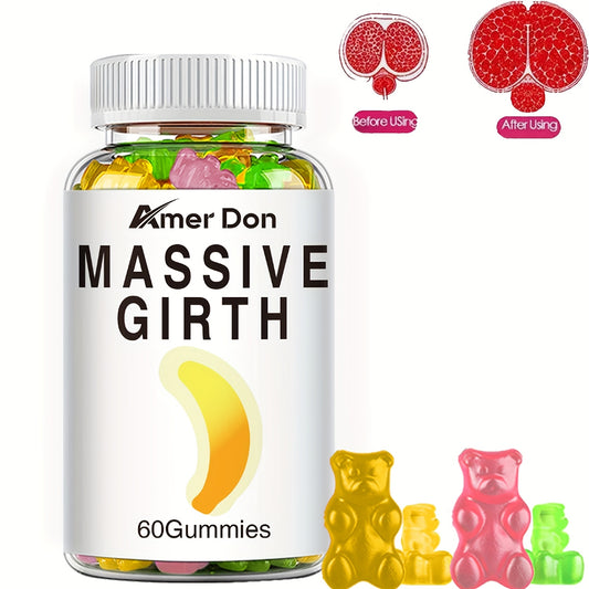 Men's Cock Girth Supplement Blood Circulation and Flow Gummies
