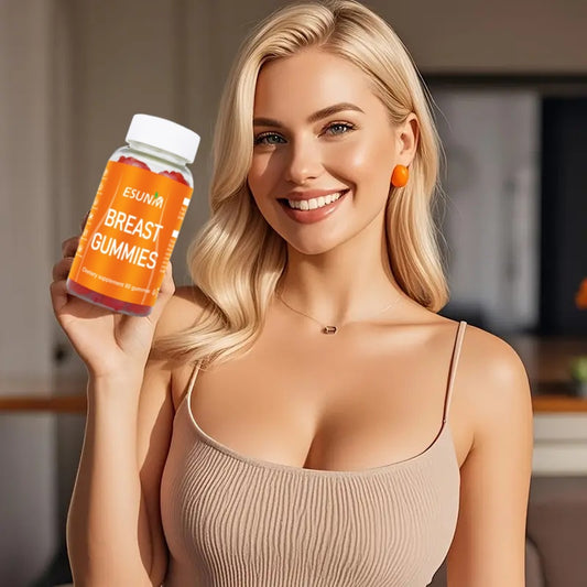 CurvaBloom™ Breast Enlargement Gummies - 60 Strawberry Fudge