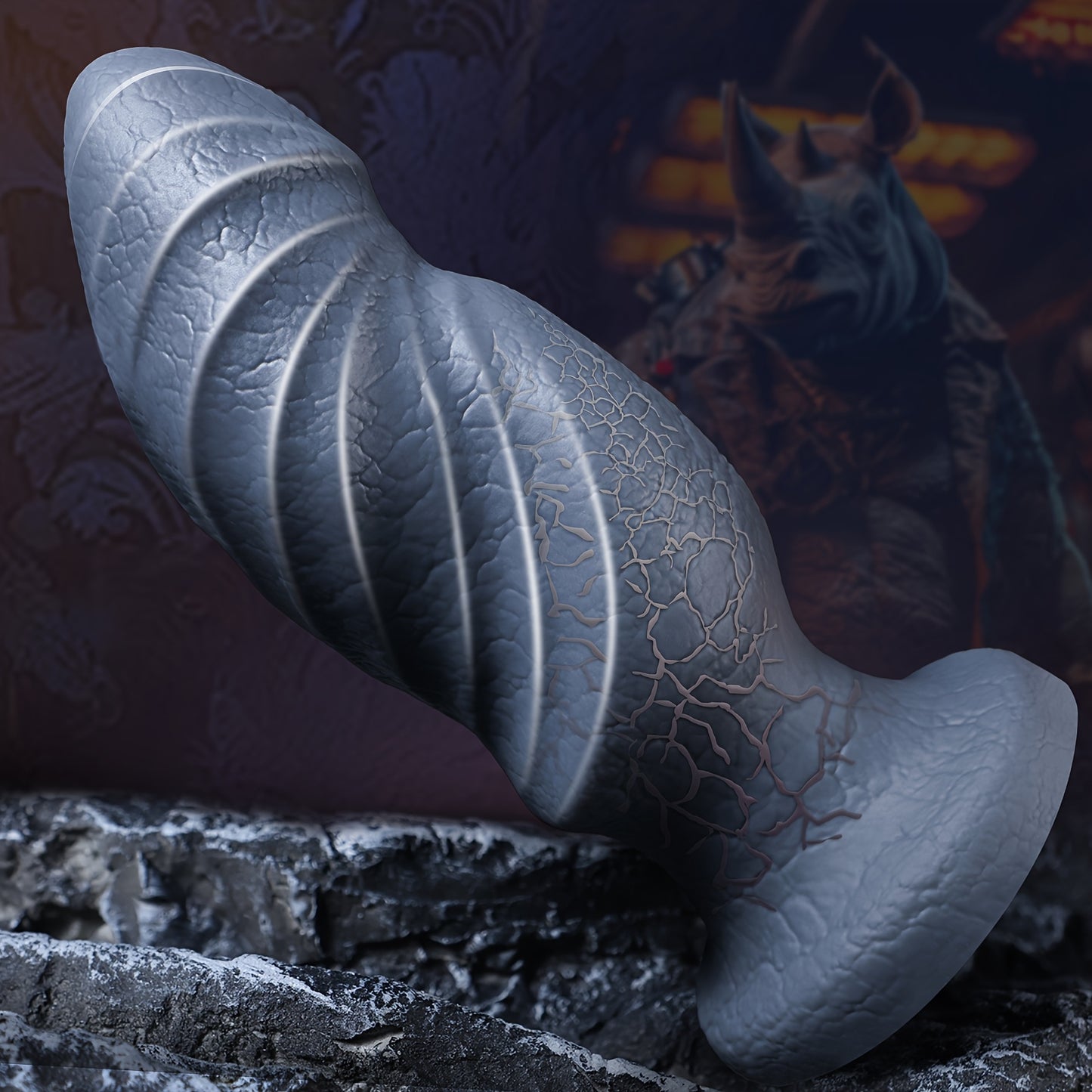 11.0inch Fantasy Dildo Large Anal Plug With Big Knot, 3.39inch THICK Diameter