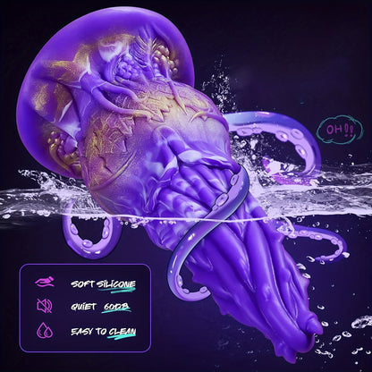 Octopus Thrusting & Vibrating Monster Dildo