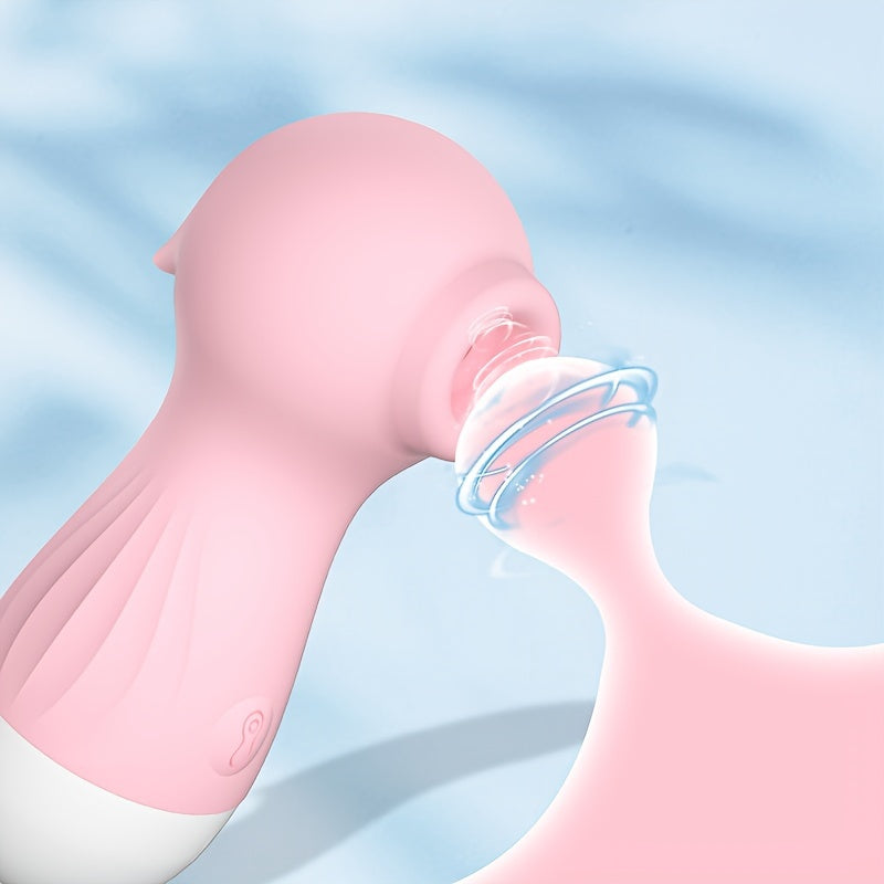 Unisex Seahorse Shaped Sucking Vibrator With 10 Level Modes