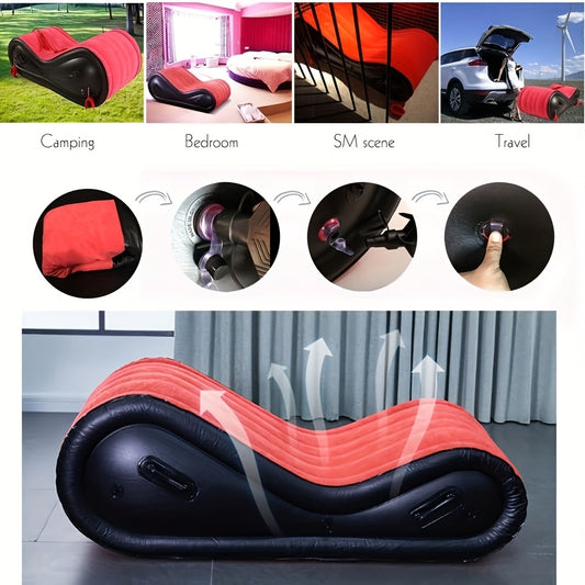 S-Shape Air Sofa Inflatable Sex Couch