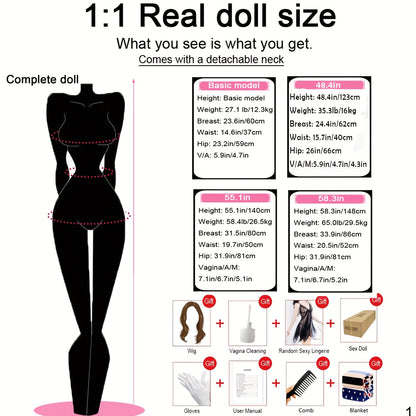 Cheating Wife Sex Doll with Lifelike Standing Female Hands And Legs