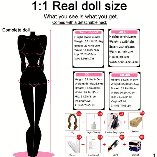 Cheating Wife Sex Doll with Lifelike Standing Female Hands And Legs