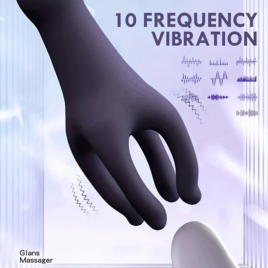 10 Frequency Automatic Portable Vibrating Rechargeable Penis Trainer