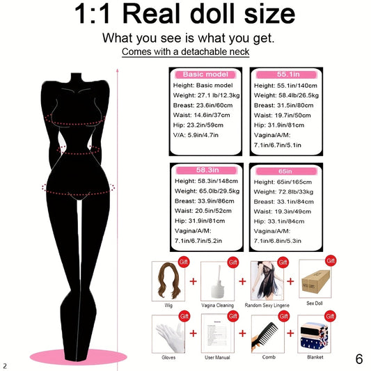 HUGE Tits Young Waifu Sex Doll Full Body Life Like