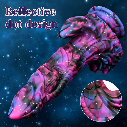 Realistic Female Monster Dildo 9.2 Inch Extra Thick