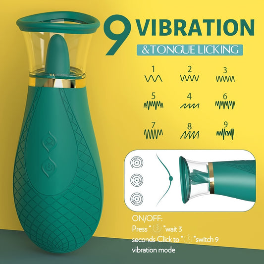 Clitoral Sucking Vibrator Sex Toy 3 Sucking 9 Licking Modes